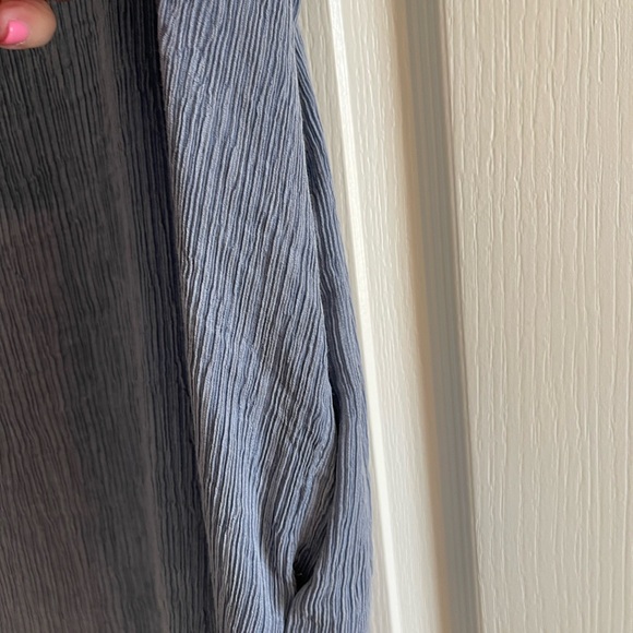 BluHeaven Blue/Gray Crepe Top - Picture 5 of 11